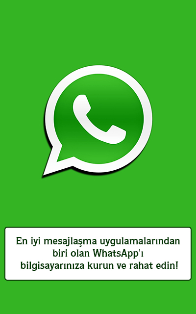 En iyi mesajlaşma uygulamalarından WhatsApp'ı bilgisayarınıza kurun rahat edin