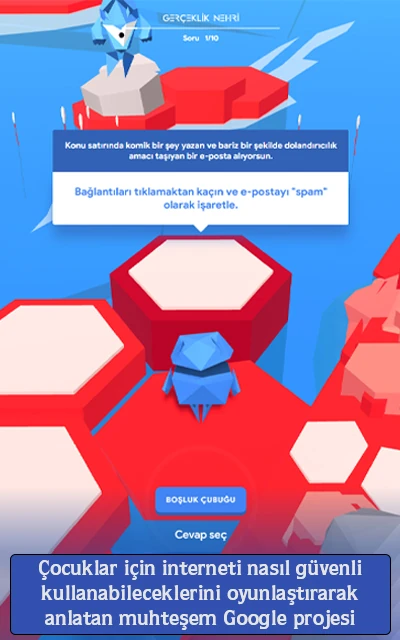 Çocuklar için interneti nasıl güvenli kullanabileceklerini oyunlaştırarak anlatan muhteşem google projesi
