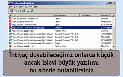 İhtiyaç duyabileceğiniz onlarca küçük ama işlevi büyük yazılımı bu sitede bulabilirsiniz