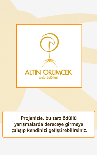 Projenizle bu tarz ödüllü yarışmalarda dereceye girmeye çalışıp kendinizi geliştirebilirsiniz