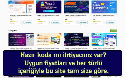 Hazır koda mı ihtiyacınız var? Uygun fiyatları ve her türlü içeriğiyle bu site tam size göre