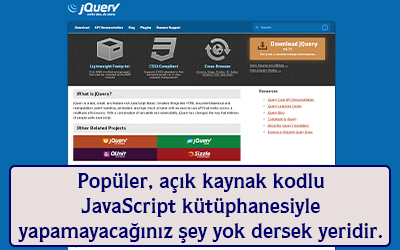 Popüler açık kaynak kodlu JavaScript kütüphanesiyle yapamayacağınız şey yok dersek yeridir