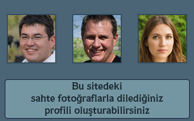 Bu sitedeki sahte fotoğraflarla dilediğiniz profili oluşturabilirsiniz